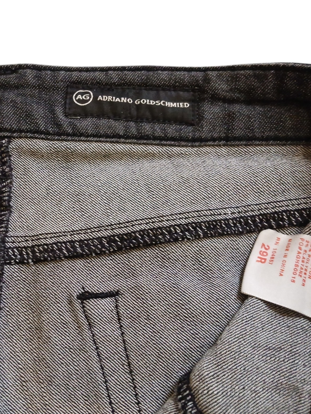 AG Adriano Goldschmied Dark Gray Denim Jeans - Picture 5 of 9
